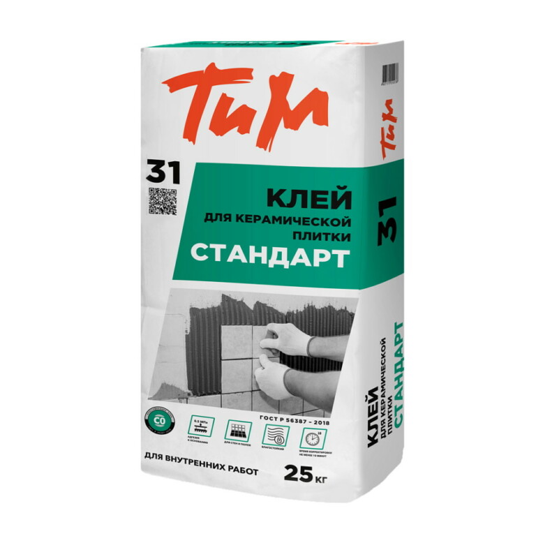 ТиМ № 31 Клей для керамической плитки, 25кг