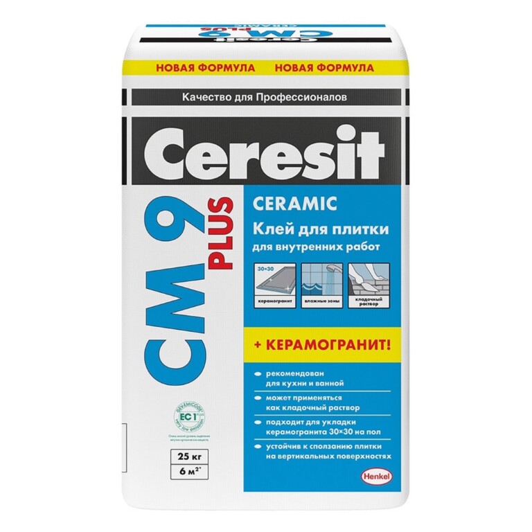 Ceresit CM 9 Клей для плитки, 25кг