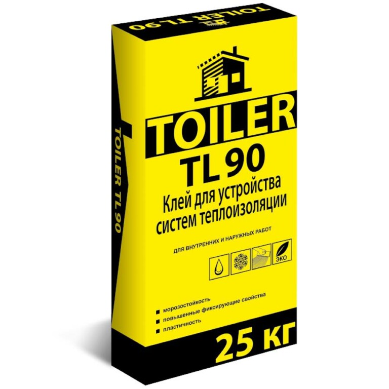 TOILER TL90 клей для теплоизоляции, 25кг