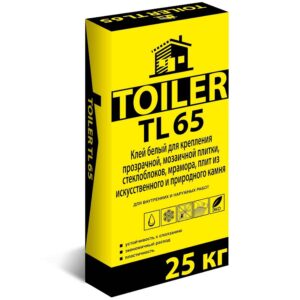 TOILER TL65 белый клей, 25кг