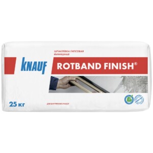 Шпаклевка гипсовая финишная KNAUF Ротбанд Финиш, 25кг