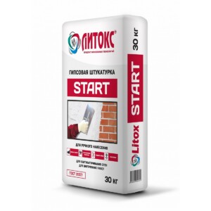 Литокс Start гипсовая штукатурка, 30 кг