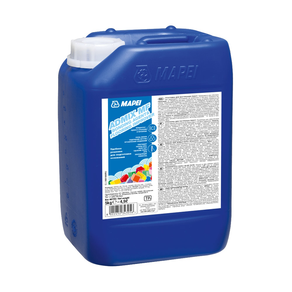 Mapei ADMIX MF (Primer G) — воднодисперсионная грунтовка, 10кг