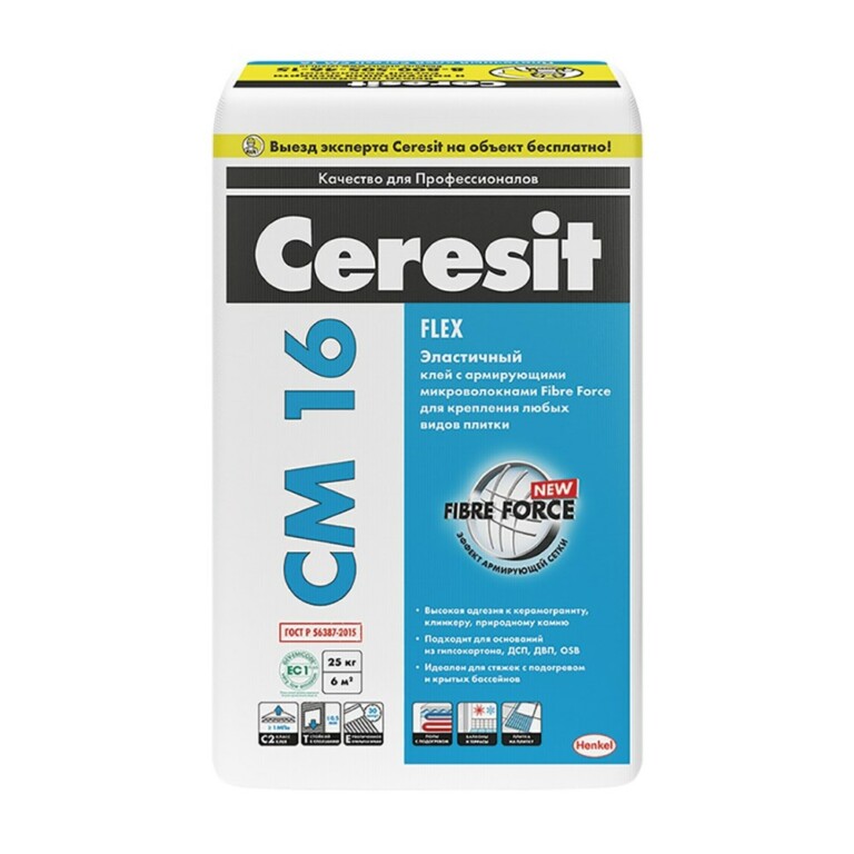 Ceresit CM 16 Клей для плитки, 25кг