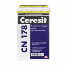 Ceresit CN 178 Выравнивающая смесь для пола, 25кг