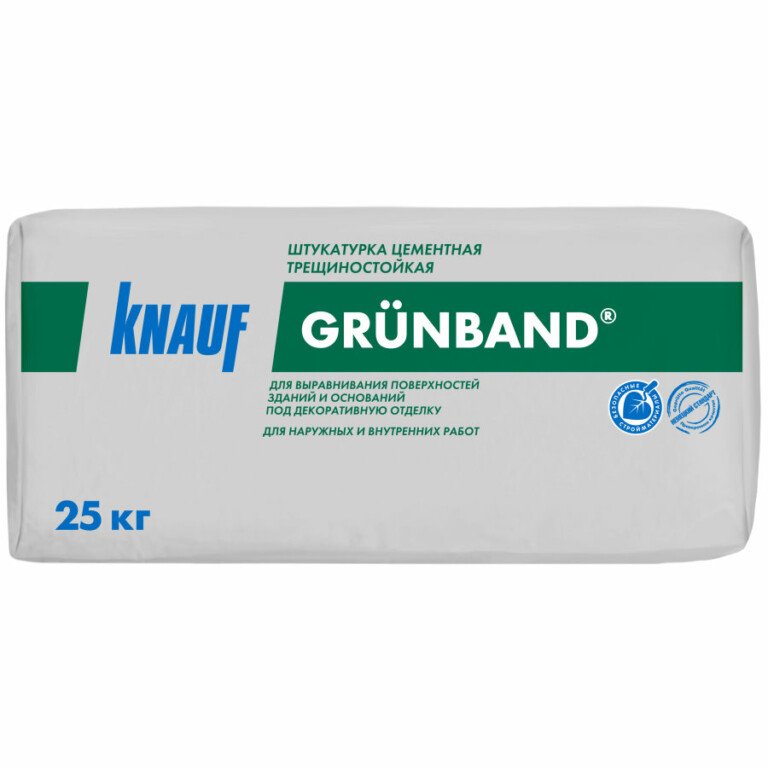 KNAUF Grunband штукатурка цементная теплоизоляционная, 25кг