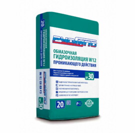 РусГипс №30 обмазочная гидроизоляция W12, 20кг