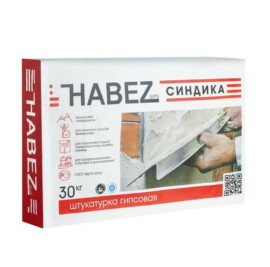 HABEZ Синдика гипсовая штукатурка, 30кг