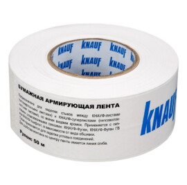 KNAUF лента армирующая бумажная, 50м