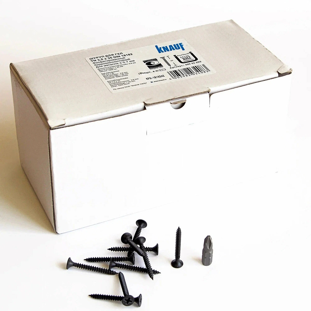 KNAUF 3.5х35мм саморез по металлу, 1000 шт