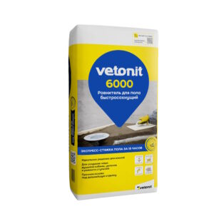Vetonit 6000 ровнитель для пола, 25кг